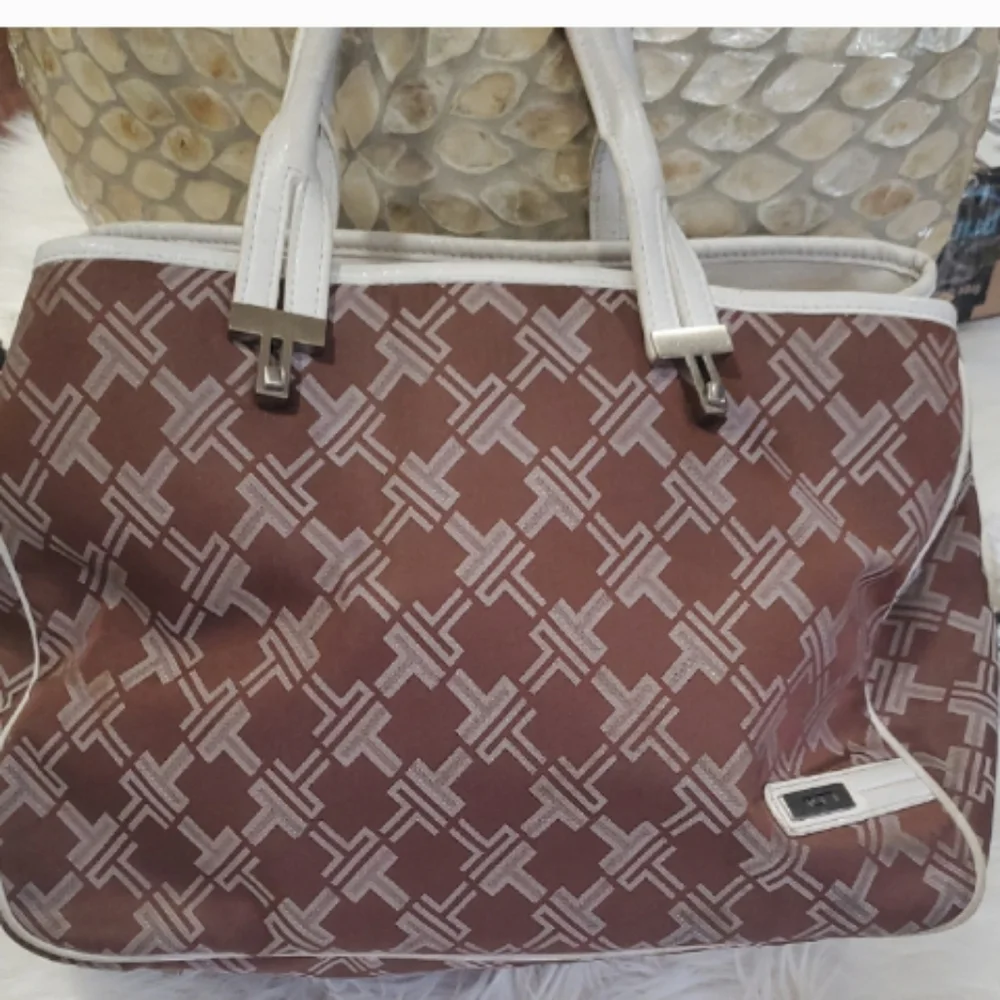 Tumi Elegant Brown  Satchel Bag